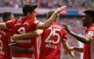 Bayern Munich 6-0 Augsburg (Vòng 26 - VĐQG Đức)