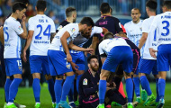 Chùm ảnh: Malaga tạo 'cơn địa chấn' khi quật ngã Barca trên sân nhà