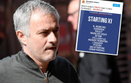 CĐV M.U 'nổi điên', đòi đuổi Mourinho khi nhìn vào đội hình đấu Sunderland