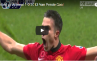 Ghi bàn vào lưới Arsenal, Van Persie ăn mừng điên cuồng