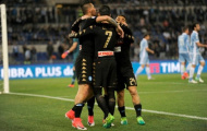 Thua tới 3 bàn trước Napoli, top 3 đã xa tầm với của Lazio 