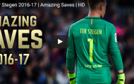 Ter Stegen và những khoảnh khắc xuất thần mùa 2016/15