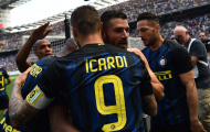 Mauro Icardi nâng tỷ số lên 2-0 cho Inter (Inter vs Milan, vòng 32 Serie A)