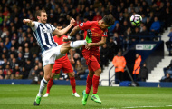 Roberto Firmino mở tỷ số 1-0 cho Liverpool (West Bromwich Albion vs Liverpool)