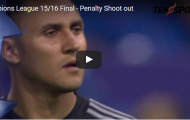 Loạt penalty cân não chung kết UCL năm 2016