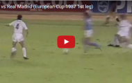 Maradona đối đầu với Real Madrid tại cúp C1 năm 1987