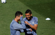 Chùm ảnh: Ronaldo và đồng đội tập như chơi trước màn tái đấu Bayern