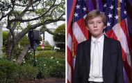 Quý tử nhà Trump là fan của Arsenal