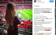 Derby Manchester: Bạn gái De Gea cổ vũ M.U, lấy lòng CĐV 