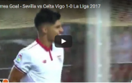 Bàn thắng mở tỉ số của Joaquin Correa (Sevilla vs Celta Vigo)