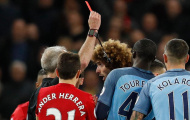 Fellaini ăn thẻ đỏ, Man United suýt chấm dứt chuỗi trận bất bại tại Etihad