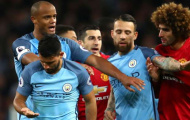 Mourinho tố Aguero ăn vạ khiến Fellaini bị thẻ đỏ