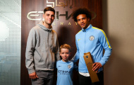 Sane nhận giải, hào hừng tập luyện cùng Man City