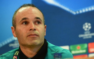 Iniesta dính chấn thương, vắng mặt ở derby Catalan