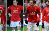 Tất cả 74 bàn thắng của bộ tứ Rooney - Rooney - Tevez - Berbatov mùa 2008/09
