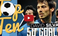 10 bàn thắng đẹp nhất của David Silva ở Ngoại hạng Anh