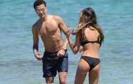 Gác lại cuộc đua vô địch, Alli tình tứ bên bạn gái ở bãi biển Ibiza