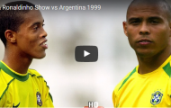 Ronaldo & Ronaldinho đối đầu với Argentina năm 1999