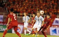 Đức Chinh nổ súng, U20 Việt Nam vẫn thua đậm U20 Argentina