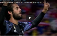Bàn rút ngắn tỉ số của Isco cho Real Madrid