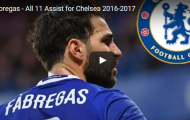 Tất cả những đường kiến tạo của Cecs Fabregas mùa này