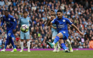 Okazaki lập siêu phẩm, Leicester vẫn chịu thúc thủ trước Man City