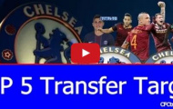 Top 5 mục tiêu chuyển nhượng của Chelsea mùa Hè 2017