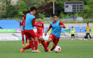 U20 Việt Nam tập nhẹ chuẩn bị cho trận đấu gặp U20 Vanuatu