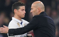 Zidane lên tiếng vụ James Rodriguez về Man Utd