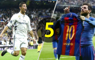 Top 5 khoảng khắc đẹp nhất mùa 2016/2017