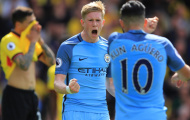 Bắn nát khung thành Watford, Man City thảnh thơi đi nghỉ Hè