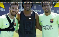 Ronaldinho, Messi và Neymar ngày hội ngộ ở Barca