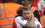 Bàn thắng lấy lại thế dẫn bàn của Aaron Ramsey cho Arsenal (vs Chelsea)