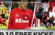 Lewandowski, Alaba và 10 pha sút phạt đẹp nhất Bundesliga mùa này