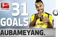 Tất cả các bàn thắng của 'Vua phá lưới' Aubameyang 