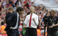 Wenger vỡ òa trong ngày Arsenal vô địch FA