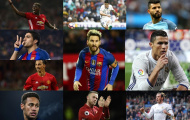 10 ngôi sao có thu nhập cao nhất 2017: Messi 'hít khói' Ronaldo