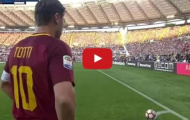Trận đấu cuối cùng của Francesco Totti cho AS Roma