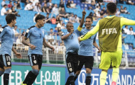 Chùm ảnh: Hạ U20 Ả Rập Saudi, U20 Uruguay xuất sắc giành vé đi tiếp