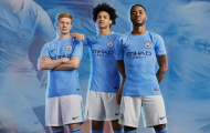 Chùm ảnh: Man City chính thức công bố mẫu áo đấu mùa 2017/18