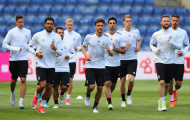 Buổi tập luyện thiếu vắng nhiều trụ cột của đội tuyển Đức