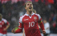 Cú sút 'cháy lưới' tuyển Đức của Christian Eriksen (giao hữu)