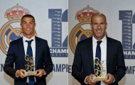 Zidane cùng trò cưng Ronaldo được bình chọn xuất sắc nhất Châu Âu