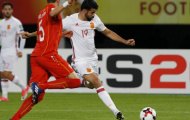 Pha lập công không thể dễ hơn của Diego Costa vào lưới Macedonia