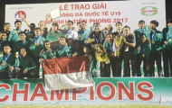 U15 Việt Nam ngậm ngùi nhìn U15 Indonesia vô địch giải U15 Quốc tế