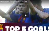 Tài năng trẻ của La Masia thi nhau lập siêu phẩm