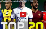 20 cầu thủ sở hữu tốc độ kinh hoàng nhất 2017