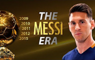 Hành trình chinh phục 5 danh hiệu QBV của Messi