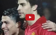 Cristiano Ronaldo và Gerard Pique từng rất thân nhau trước khi đối địch