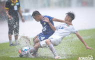 Chùm ảnh: Lứa đàn em Công Phượng thất bại trong trận thuỷ chiến với U17 PVF